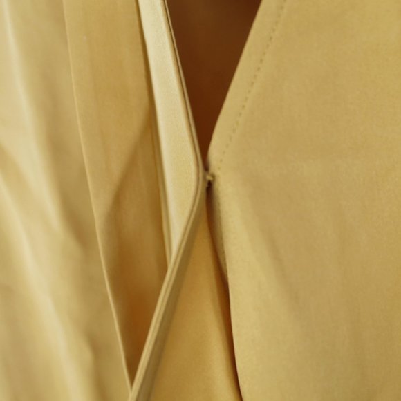 NWT Theory Silk V-neck Tie Blouse– Luxe Wrap Top for Office & Outings - Picture 12 of 15